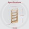 Rev-A-Shelf Maple Wood; Steel, Natural Maple, 5 in W, 23 in H, 10.75 in D 448-HP-523C - alternate 2